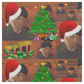 van gogh kerststof stof (Close Up)