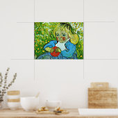 Van Gogh - Kind met een Sinaasappel Poster (Keuken)