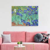 Van Gogh Klassiek Schilderij Irissen Floral Botani Canvas Afdruk (Insitu (Woonkamer))
