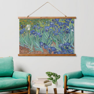 Van Gogh Klassiek Schilderij Irissen Floral Botani Hangend Wandkleed