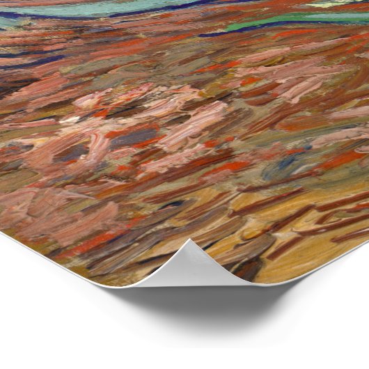 Van Gogh Klassiek Schilderij Irissen Floral Botani Poster (Hoek)