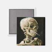 Van Gogh - Kop van een skelet Magneet (Voorkant / Achterkant)