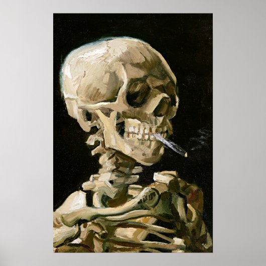 Van Gogh - Kop van een skelet Poster (Voorkant)
