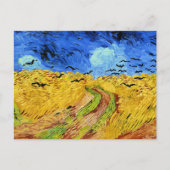 Van Gogh - Korenveld met kraaien, Briefkaart (Voorkant)