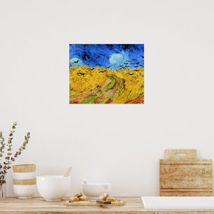Van Gogh - Korenveld met Kraaien, Poster