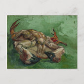 Van Gogh  krab op zijn rug Briefkaart (Voorkant)