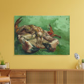 Van Gogh krab op zijn rug Canvas Afdruk (Insitu (Woonkamer))