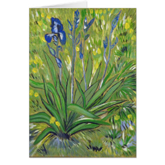 Van Gogh kunst Irissen, acryl reproductie
