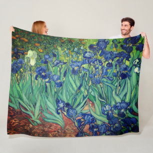 Van Gogh Kunst Irissen Fleece Deken