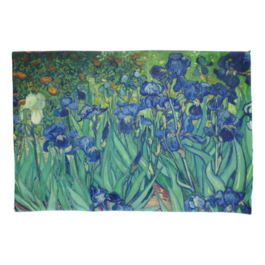 Van Gogh Kunst Irissen Kussensloop (Voorkant)