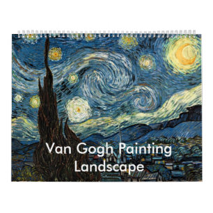 Van Gogh kunst landschap fijne kunst Kalender