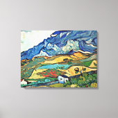Van Gogh kunst - Les Alpilles berglandschap Canvas Afdruk (Voorkant)