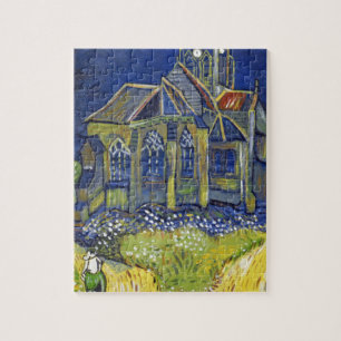 Van Gogh kunst reproductie, De Kerk te Auvers Legpuzzel
