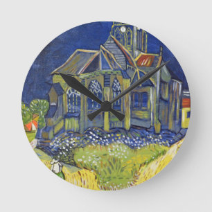 Van Gogh kunst reproductie, De Kerk te Auvers Ronde Klok