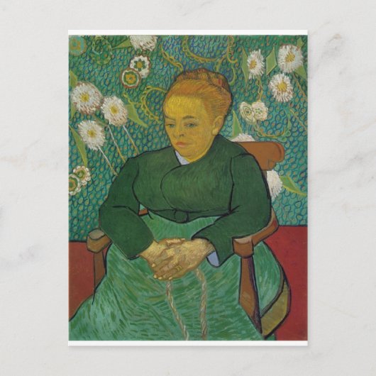 VAN GOGH - LA BERCEUSE (AUGUSTINE ROULIN) BRIEFKAART (Voorkant)