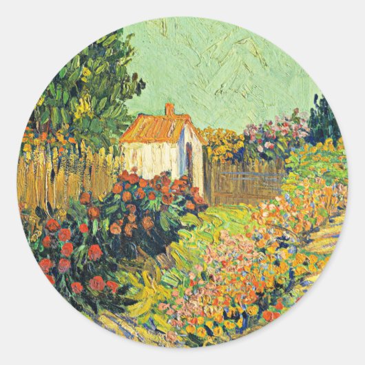 Van Gogh - Landschap, 1925-1928 Ronde Sticker (Voorkant)