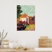 Van Gogh - Landschap, beroemd kunstschilderij Poster (Keuken)