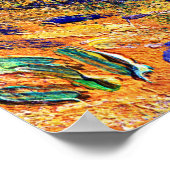 Van Gogh - Landschap, beroemde kunst Poster (Hoek)