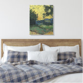Van Gogh Landschap bij schemering Canvas Afdruk (Insitu (Slaapkamer))