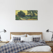 Van Gogh Landschap bij schemering Canvas Afdruk (Insitu (Slaapkamer))