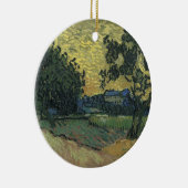 Van Gogh Landschap bij schemering Keramisch Ornament (Rechts)
