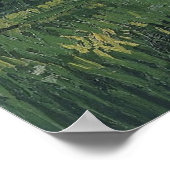 Van Gogh Landschap in Twilight Poster (Hoek)