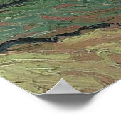 Van Gogh Landschap in Twilight Poster (Hoek)