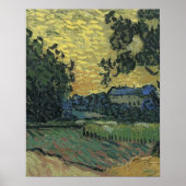 Van Gogh Landschap in Twilight Poster (Voorkant)