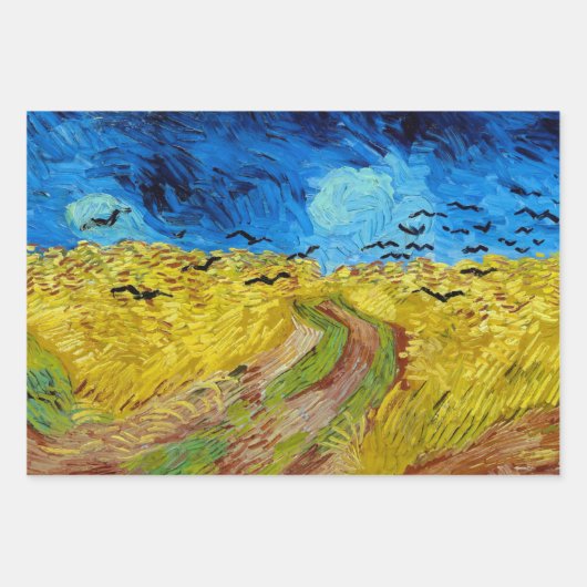 Van Gogh, landschap Inpakpapier Vel (Voorkant 3)