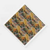 Van Gogh Landschap met House en Plowman Servet (Hoek)