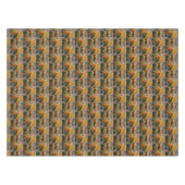 Van Gogh Landschap met House en Plowman Tafelkleed (Voorkant (Horizontaal))