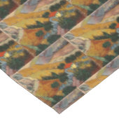 Van Gogh Landschap met House en Plowman Tafelkleed (Gekanteld)