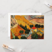 Van Gogh - Landschap met huizen Kaart (Voorkant / Achterkant in situ)