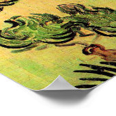 Van Gogh - Landschap met wandelend paar Poster (Hoek)