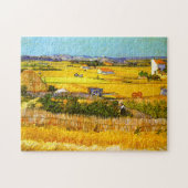 Van Gogh: Landschap nabij palen Legpuzzel (Horizontaal)
