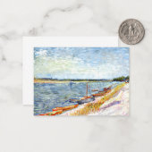 Van Gogh - Landschap Notitiekaartje (Voorkant / Achterkant in situ)