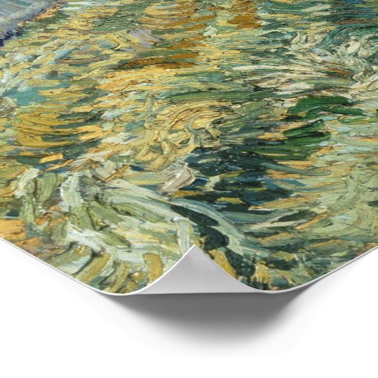 Van Gogh - Landschap vanaf Saint-Remy Poster (Hoek)