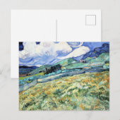 Van Gogh - Landschap vanuit Saint-Remy, Briefkaart (Voorkant / Achterkant)