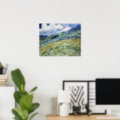 Van Gogh - Landschap vanuit Saint-Remy Poster (Thuiskantoor)