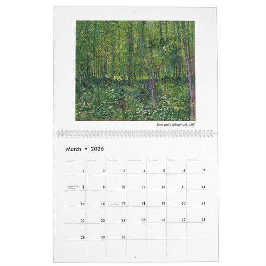 Van Gogh Landschappen 2026 Kalender (Mar 2026)
