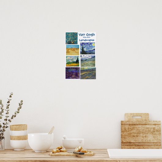 Van Gogh, Landschappen, Poster (Keuken)