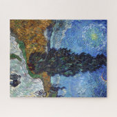 Van Gogh Landweg Cipres Kunstwerk Legpuzzel (Horizontaal)