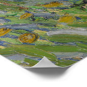 Van Gogh, Lange gras met Butterflies Poster (Hoek)