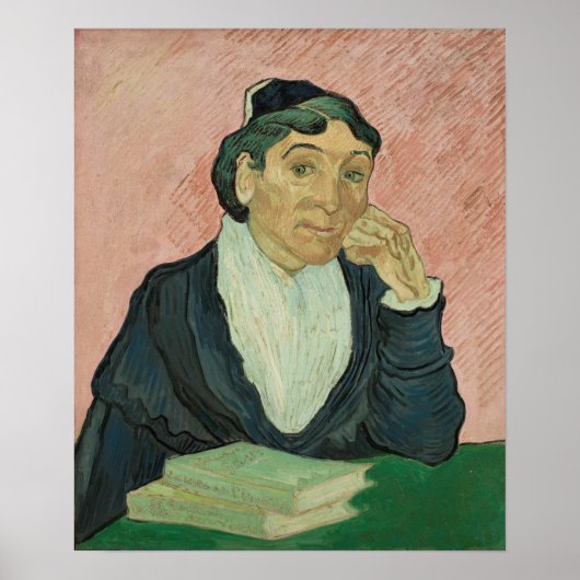 Van Gogh - L'Arlesienne (Madame Ginoux) 1890 Poster (Voorkant)