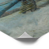 Van Gogh - Le Moulin de La Galette Poster (Hoek)