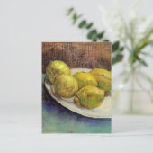 Van Gogh Lemons op een Bord,  stille kunst Briefkaart (Staand voorkant)