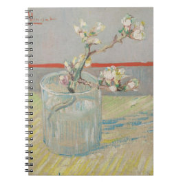 Van Gogh - Lente van Bloeiende Amandel in een glas Notitieboek