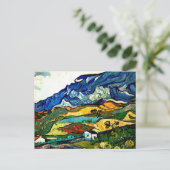 Van Gogh - Les Alpilles Briefkaart (Staand voorkant)