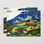Van Gogh - Les Alpilles Briefkaart (Voorkant / Achterkant)