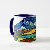 Van Gogh - Les Alpilles Mountain Landscape Mok (Voorkant links)